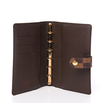Louis Vuitton Damier Ebene Small Ring Agenda Cover 4 of 5