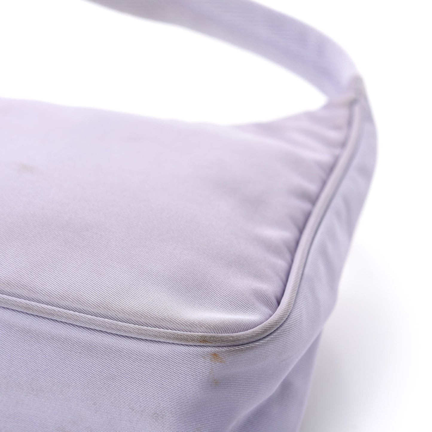 Tessuto Nylon Sport Shoulder Bag Light Purple