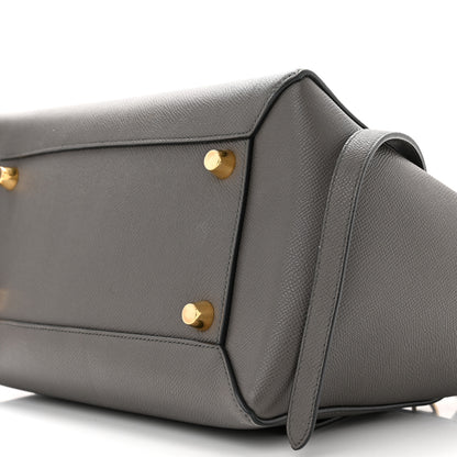 Celine Grained Calfskin Mini Belt Bag Grey 10 of 10