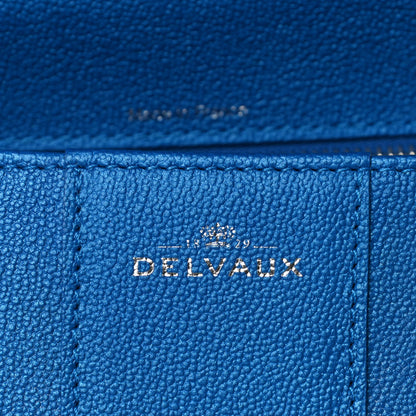 Delvaux Calfskin Mini Brillant East West Satchel Satin Electric 10 of 23