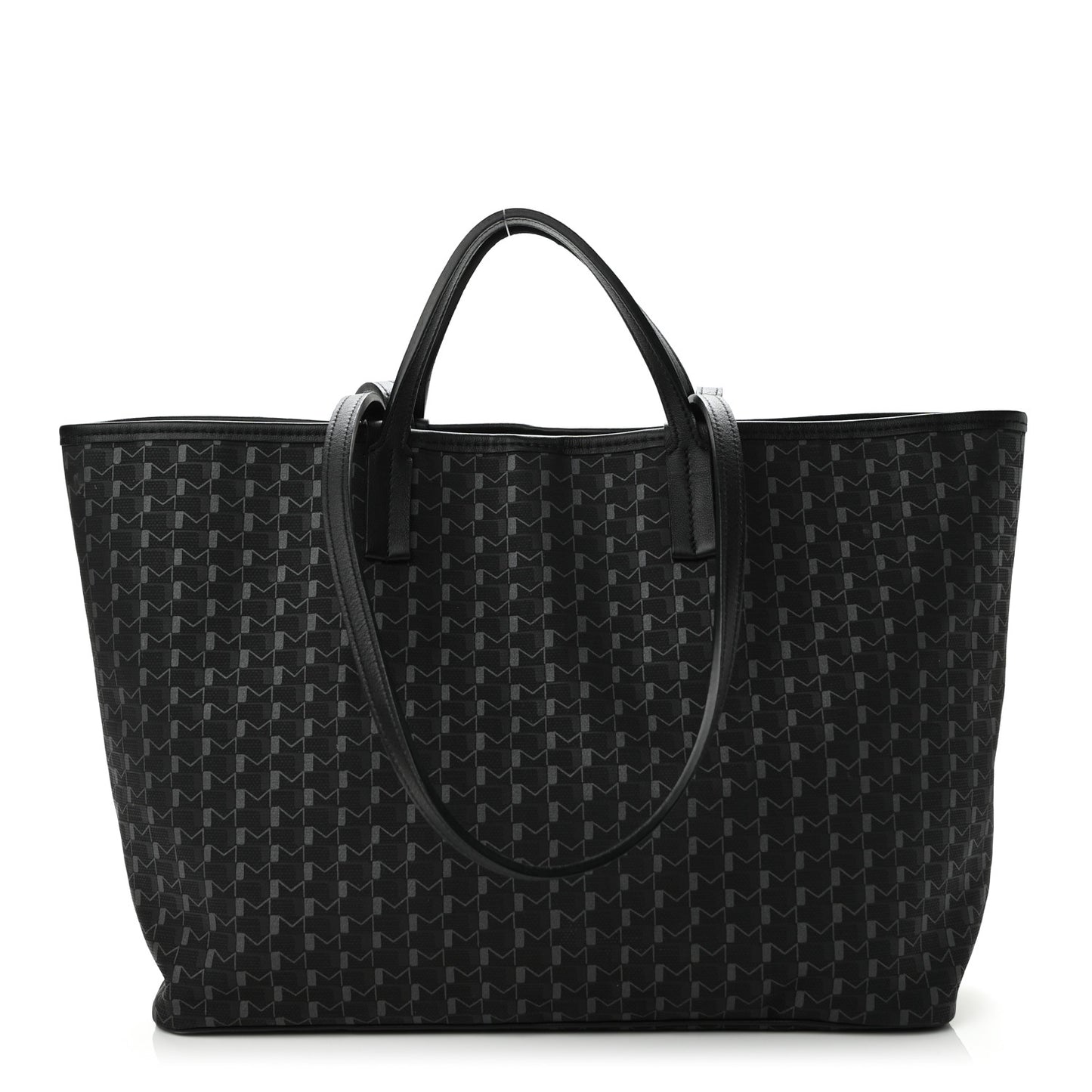 Calfskin Canvas 1920 M Monogram MM Tote Black Multicolor