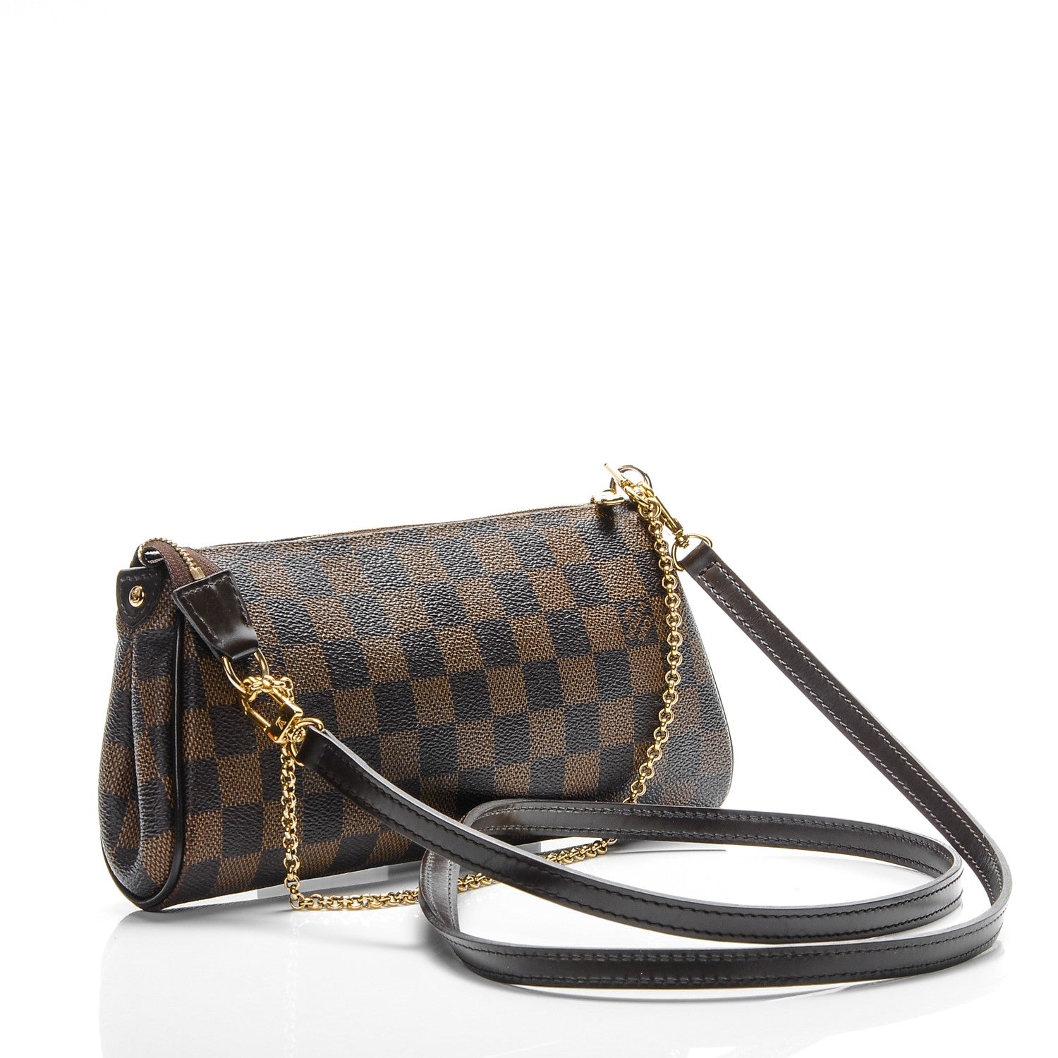 Louis Vuitton Damier Ebene Eva Clutch 3 of 8