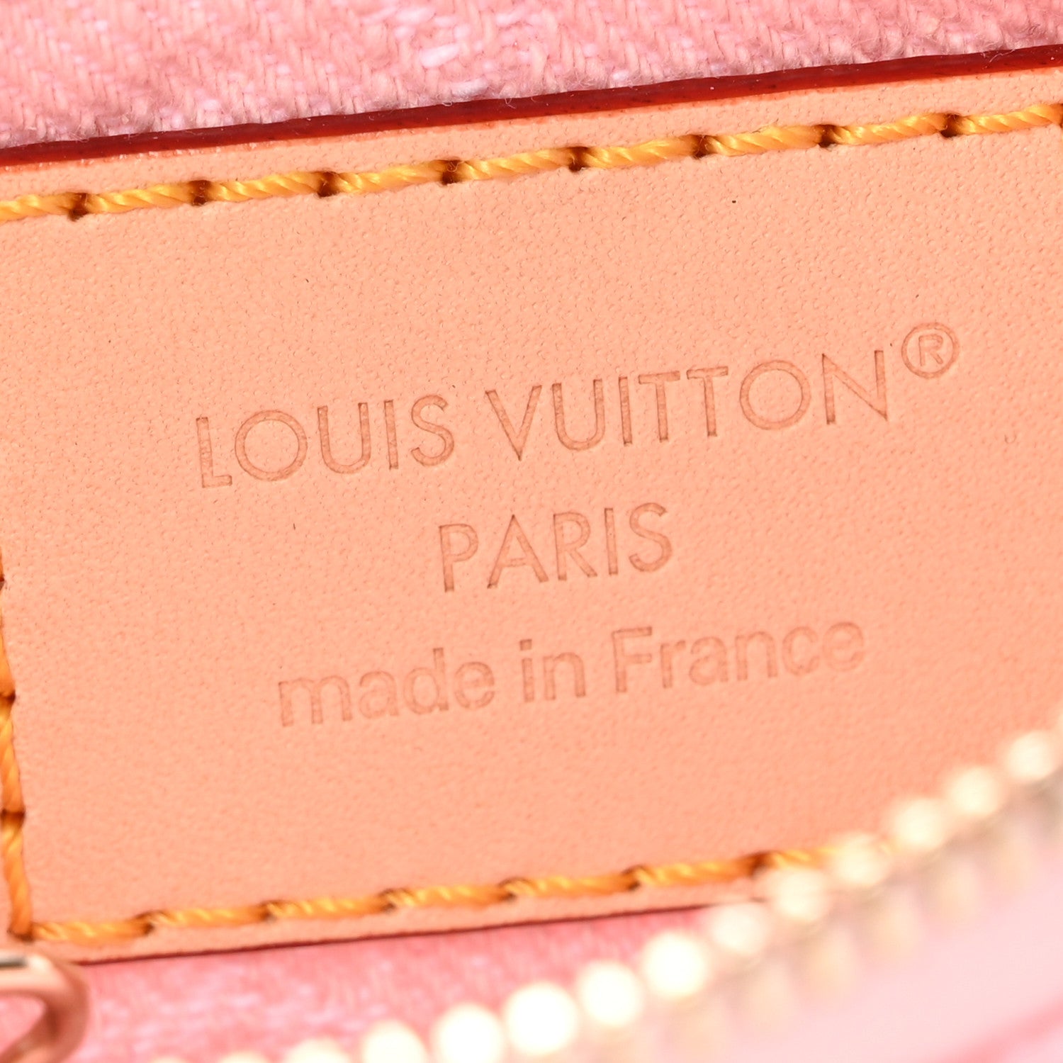Louis Vuitton Monogram Denim Key Pouch Washed Pink 6 of 8