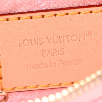 Louis Vuitton Monogram Denim Key Pouch Washed Pink 6 of 8