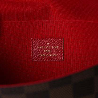 Louis Vuitton Damier Ebene Pochette Felicie Chain Wallet 6 of 9