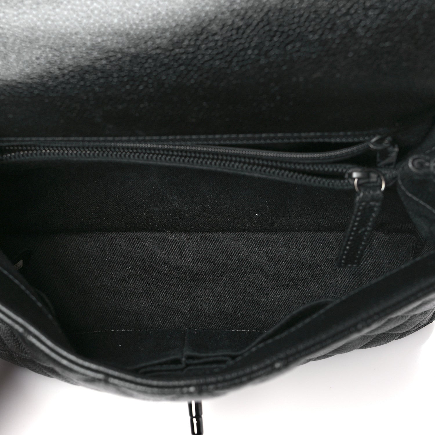 Chanel Caviar Quilted Small Coco Handle Flap So Black 5 of 10