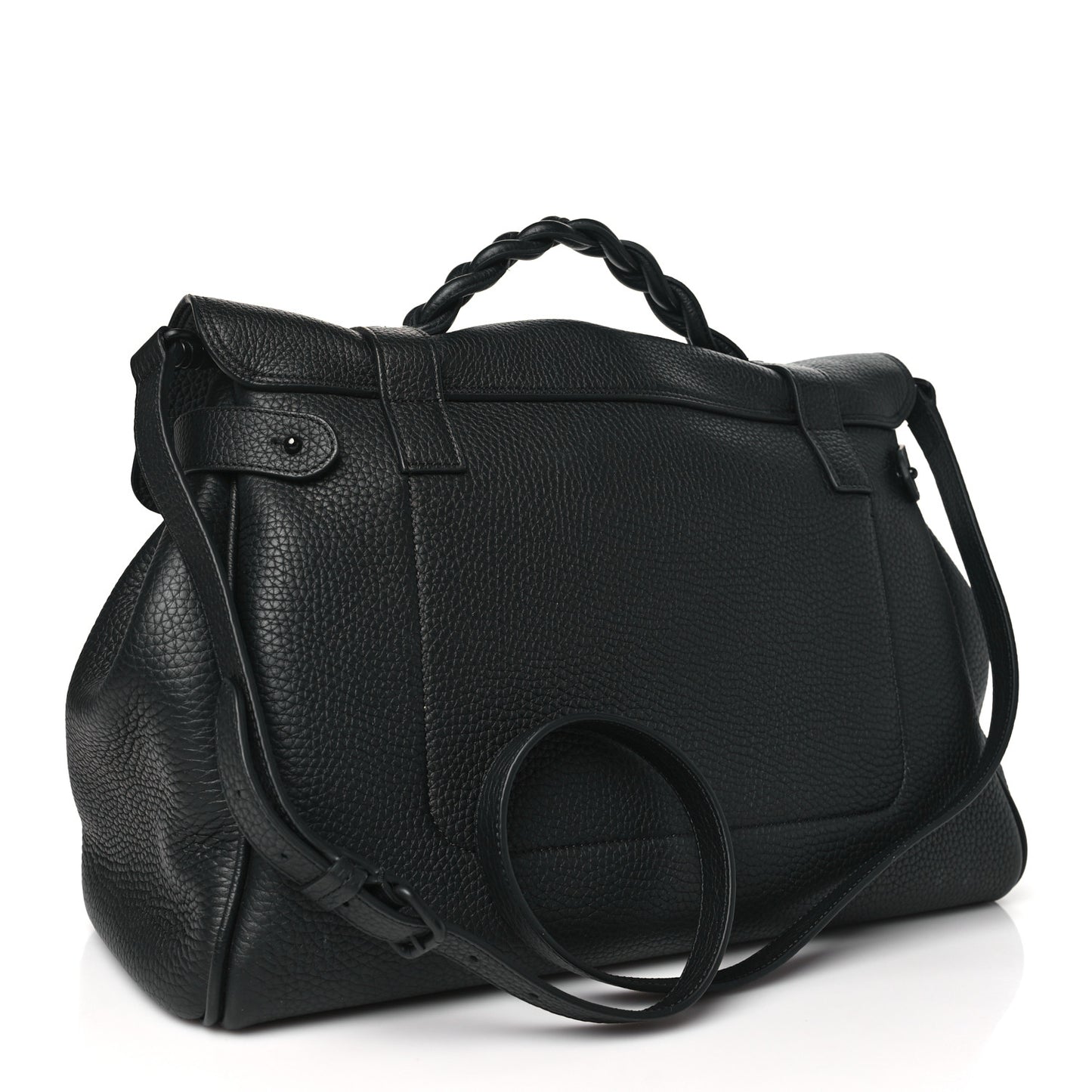 Heavy Grain Oversized Alexa Black