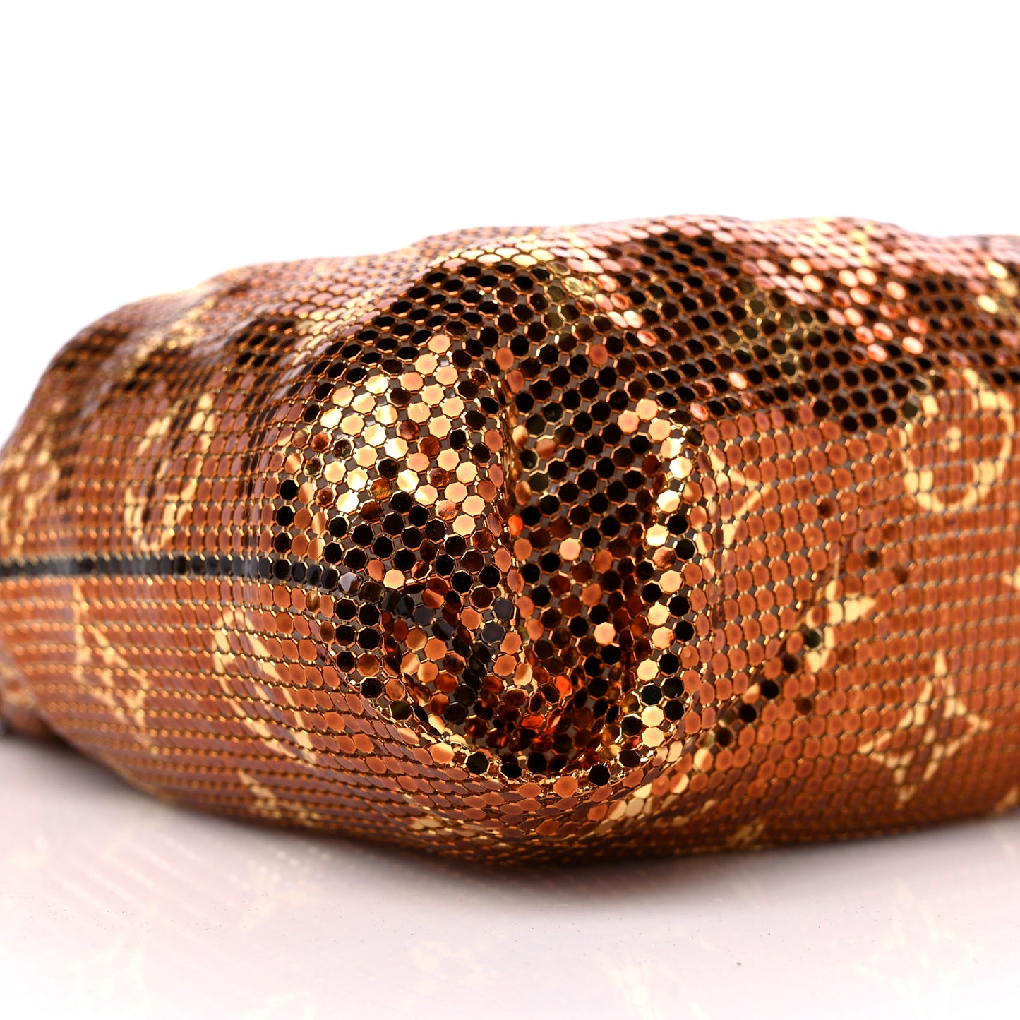 Monogram Mesh Metal Frances Gold
