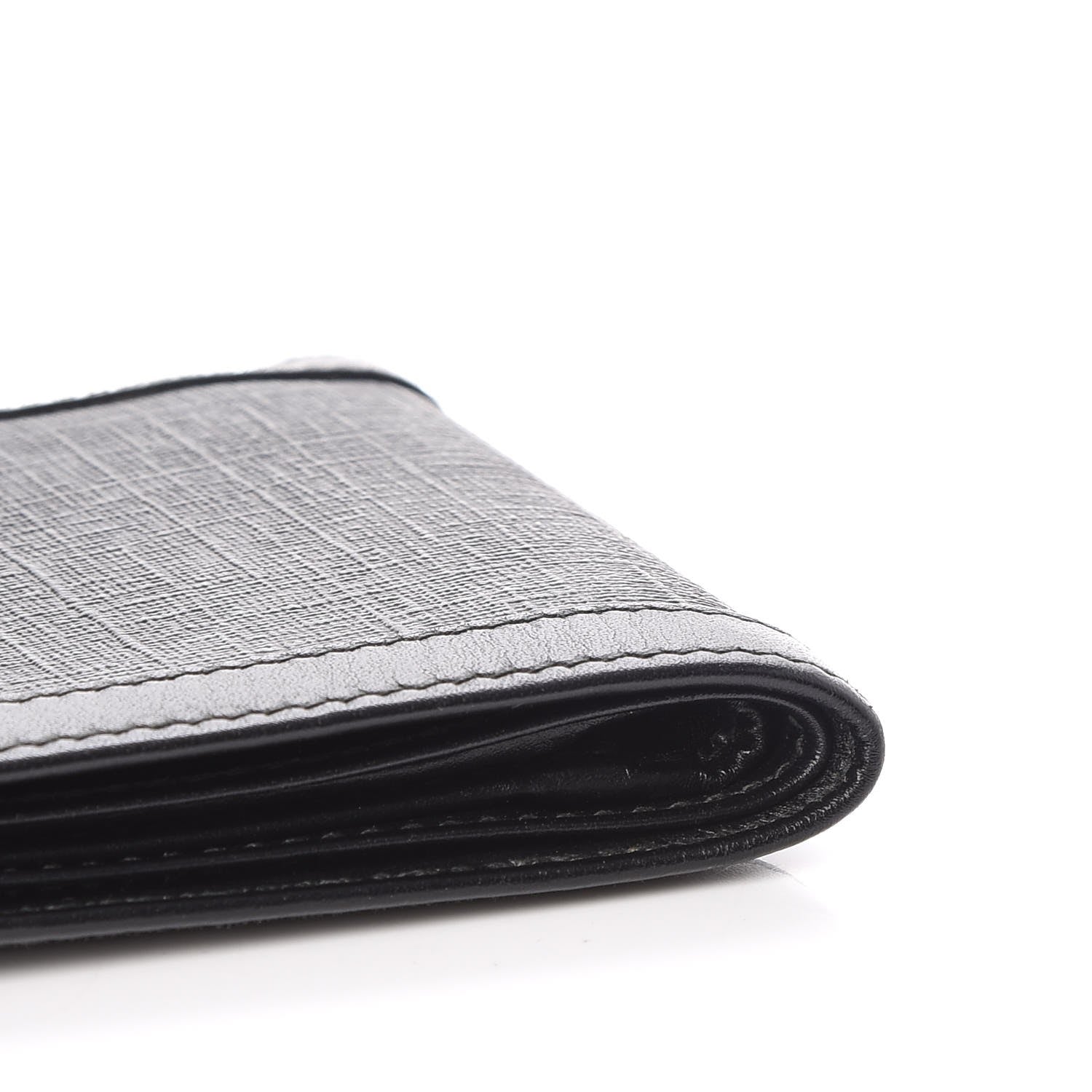 Gucci GG Supreme Monogram Bi-Fold Wallet Black Grey 7 of 11