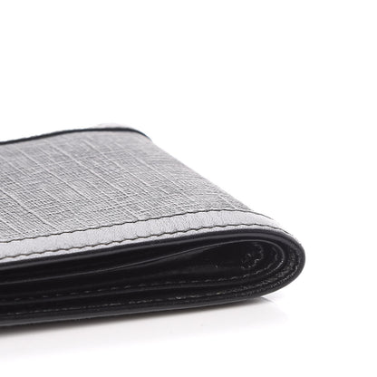 Gucci GG Supreme Monogram Bi-Fold Wallet Black Grey 7 of 11