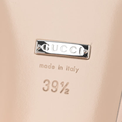 Gucci Malaga Kid Interlocking G Studs 25/85mm Platform Sandals 39.5 Perfect Pink 7 of 10