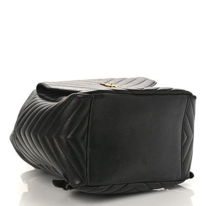 Saint Laurent Lambskin Matelasse Monogram Joe Backpack Black 4 of 8