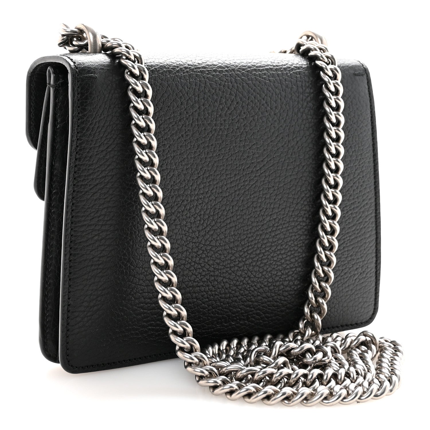 Gucci Calfskin Mini Dionysus Shoulder Bag Black 3 of 11