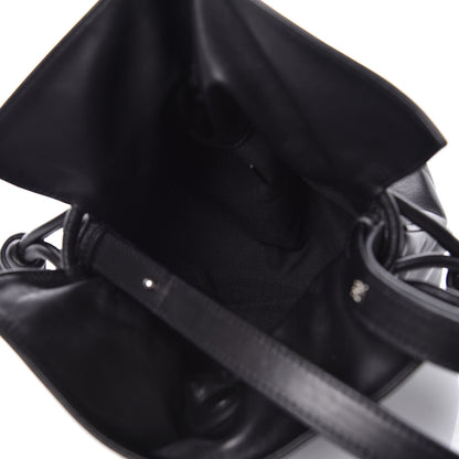 Loewe Calfskin Flamenco Knot Bag Black 5 of 12