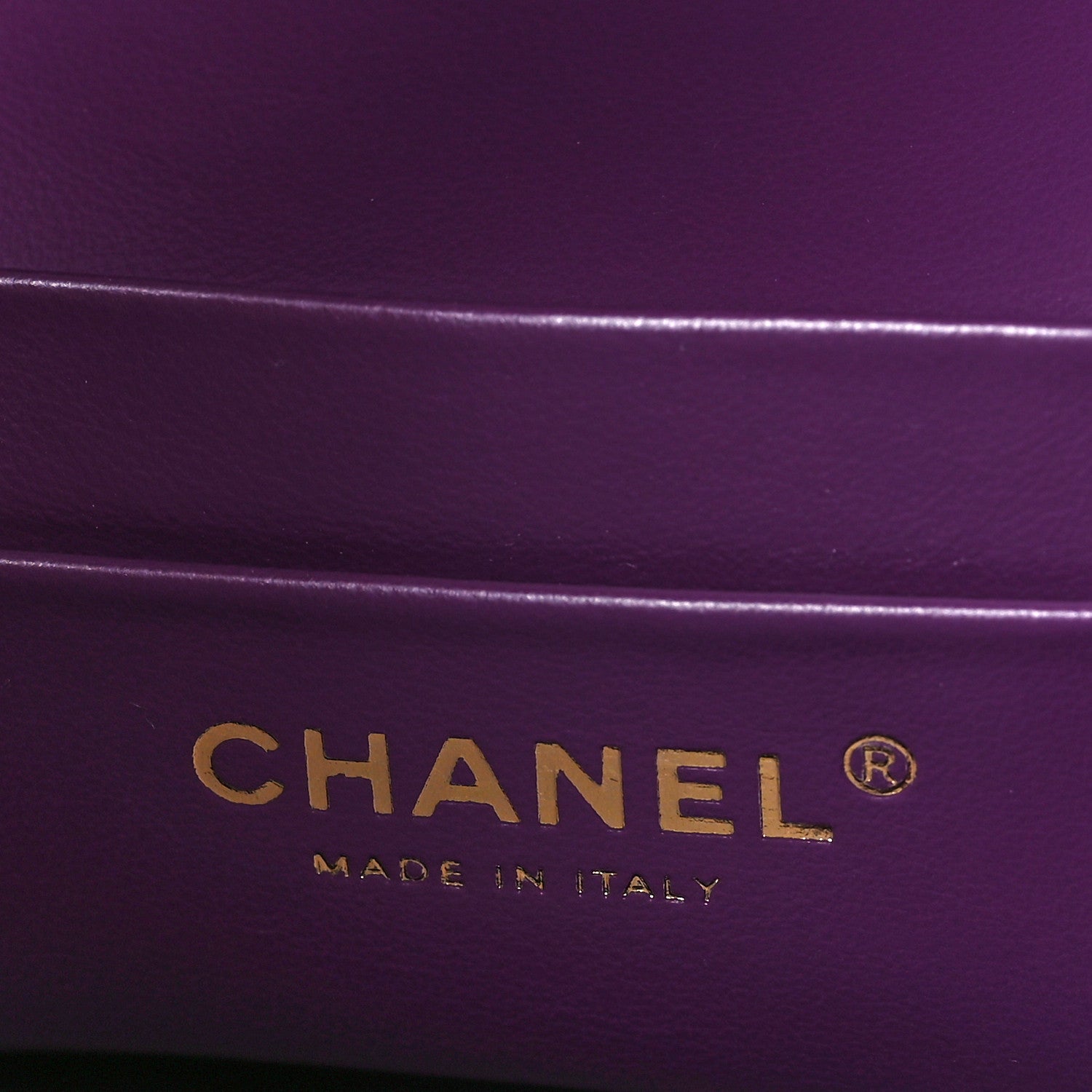 Chanel Shearling Lambskin Quilted Small Vanity Case Purple 7 of 11