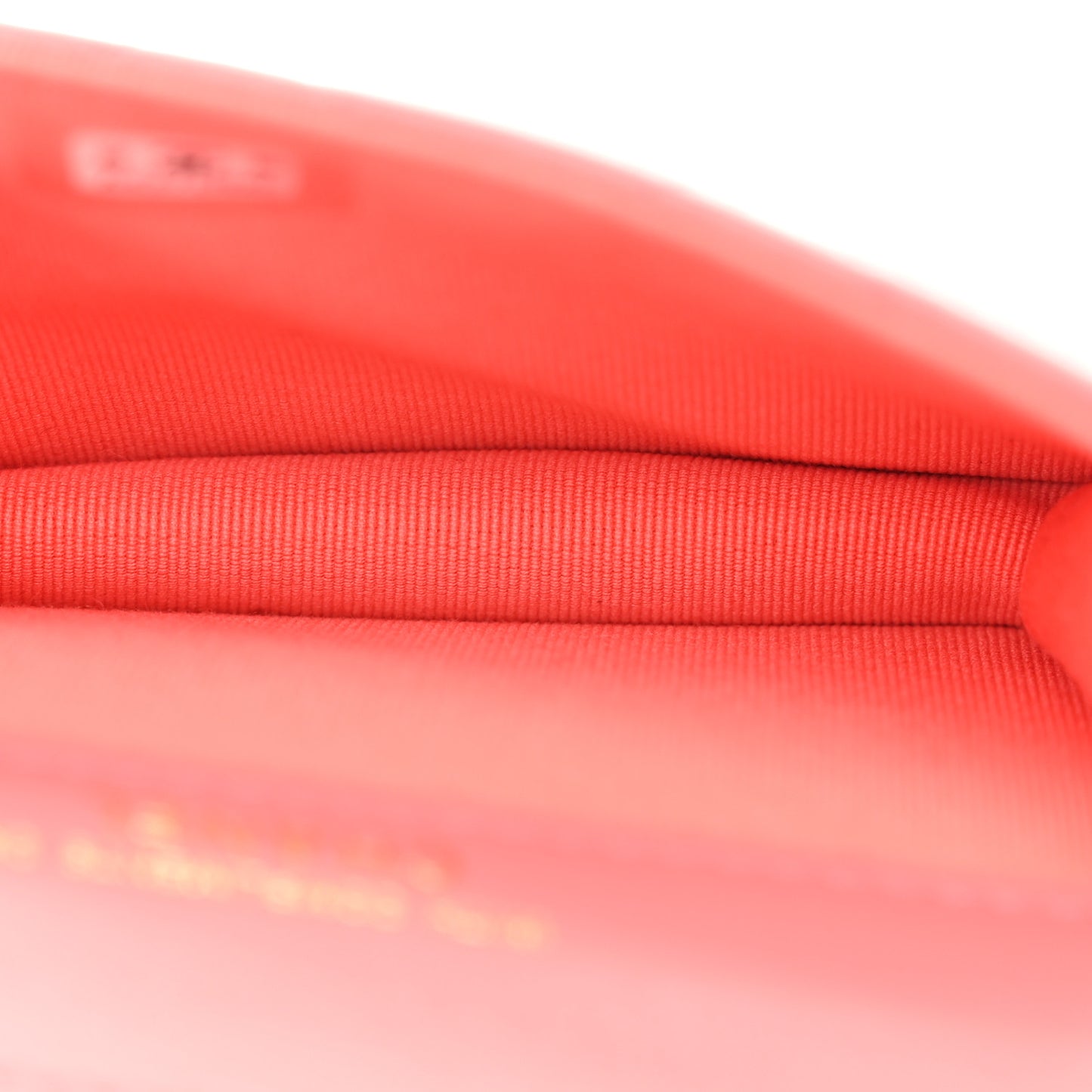 Shiny Lambskin Quilted Card Holder On Chain Pink