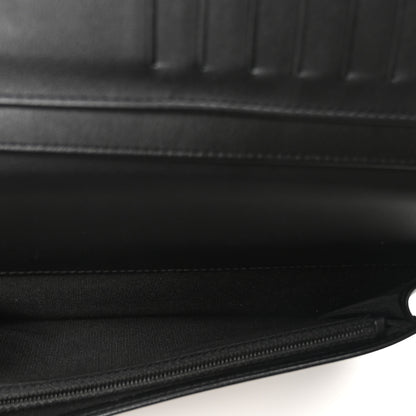 Chanel Caviar CC Yen Wallet Black 5 of 9