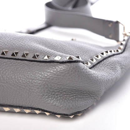 Valentino Garavani Pebbled Calfskin Small Rockstud Flip-Lock Messenger Bag Pebble 10 of 10