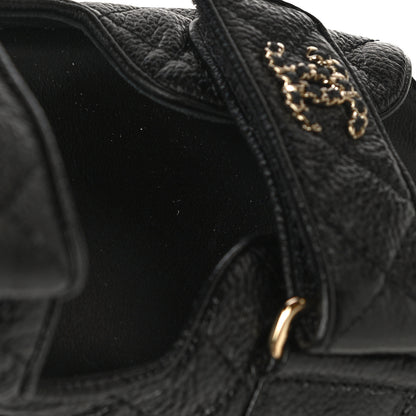 Chanel Grained Calfskin Velcro Dad Sandals 40 Black 12 of 13
