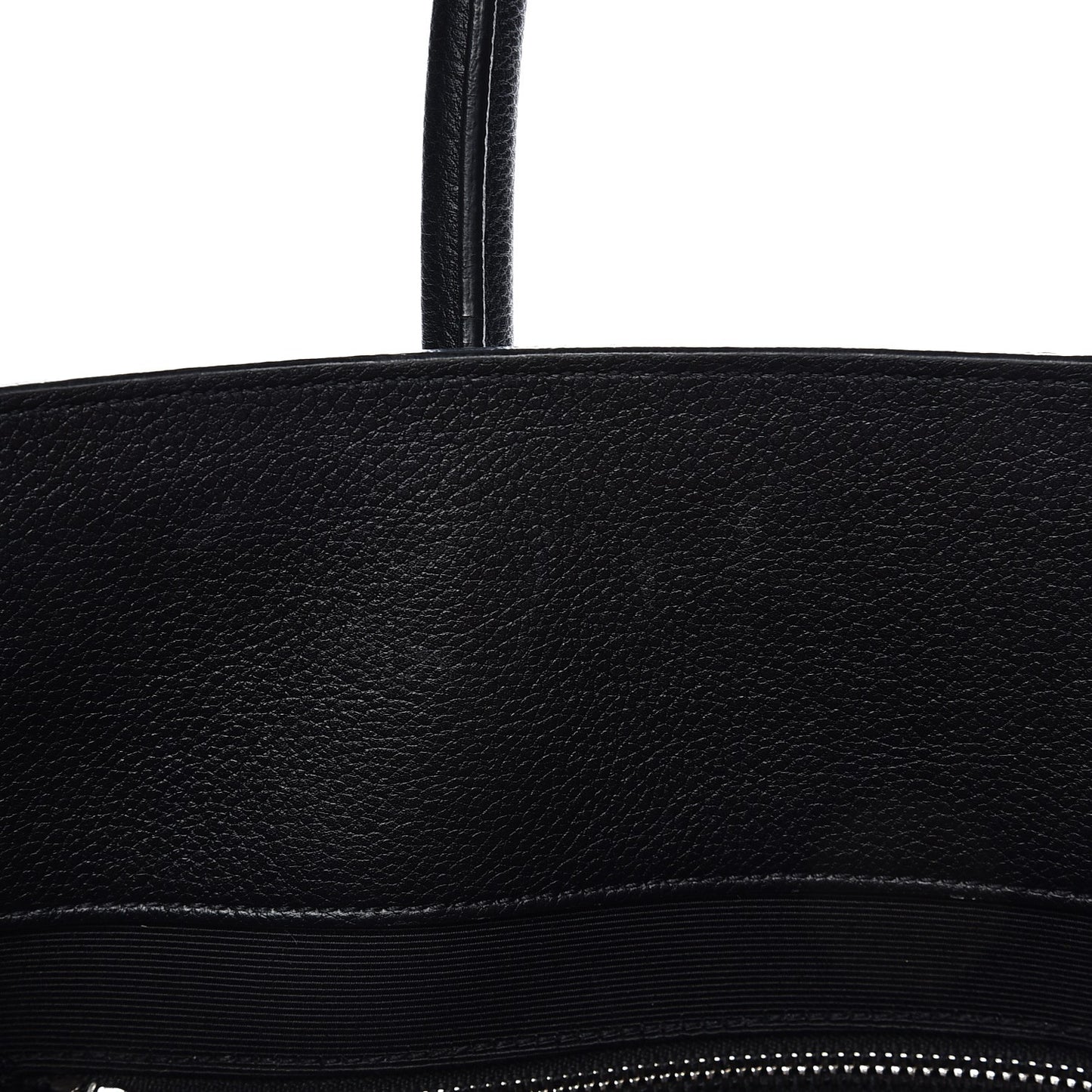 Grained Calfskin Large Sac De Jour Carryall Black