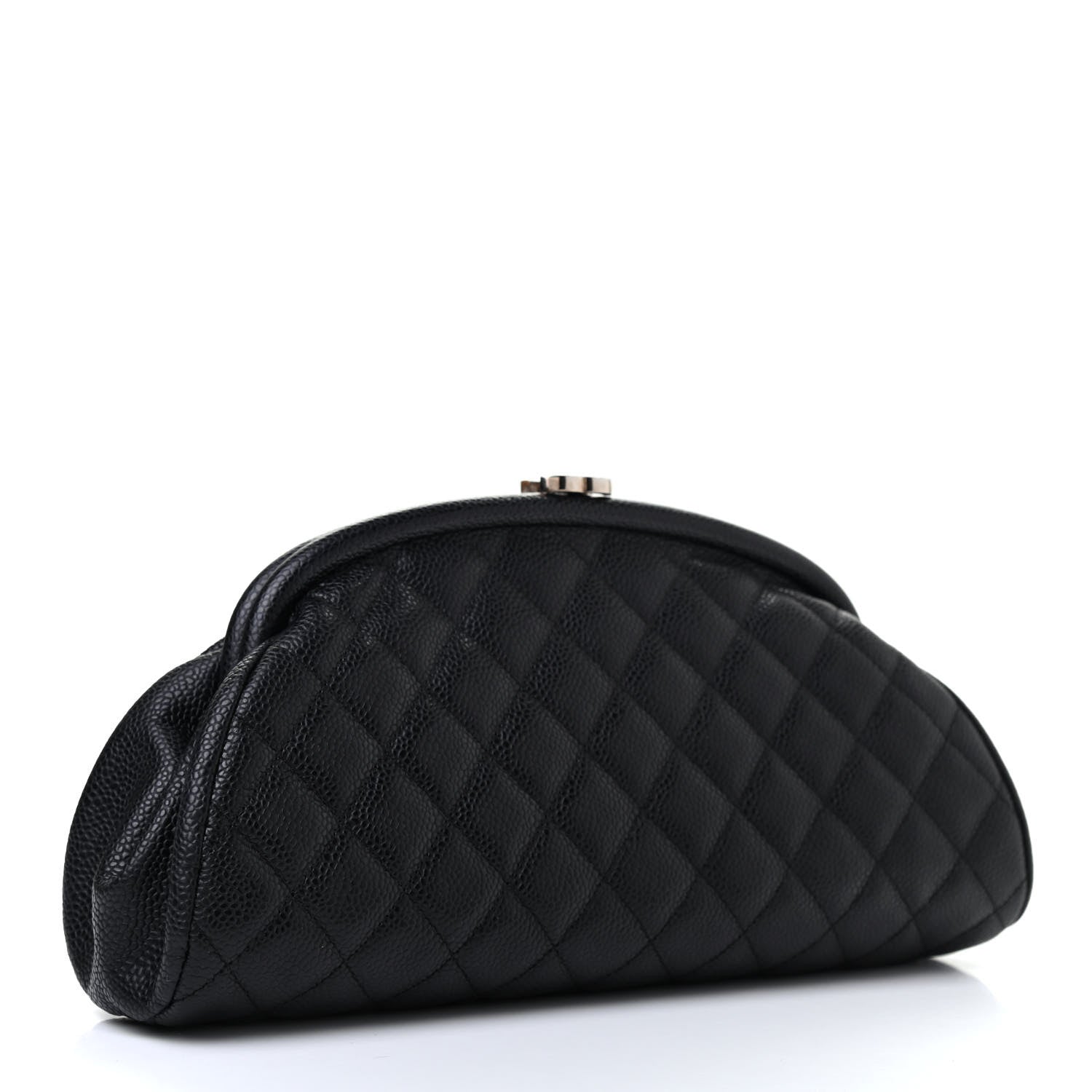 Chanel Caviar Quilted Timeless Clutch Black 3 of 8