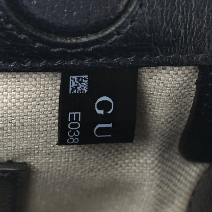 Gucci GG Supreme Monogram Textured Dollar Calfskin Web Small Ophidia Chain Shoulder Bag Beige Blue 6 of 9