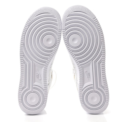 Louis Vuitton X NIKE AIR FORCE 1 Calfskin Monogram Mens Low Top Sneakers 9 White 5 of 8