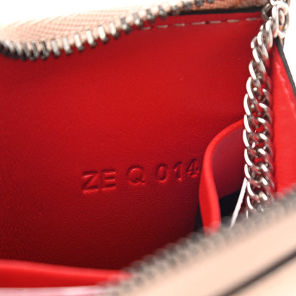 Givenchy Lambskin Logo Zip Around Compact Wallet Beige 7 of 8