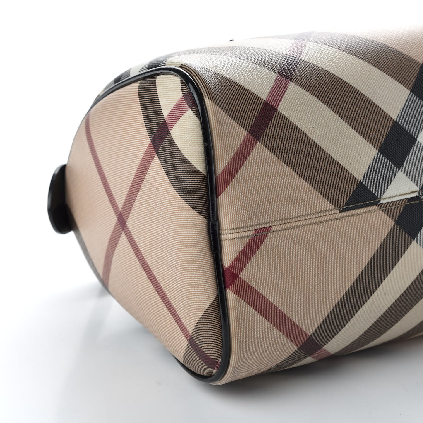Nova Check Small Chester Bowling Bag Black