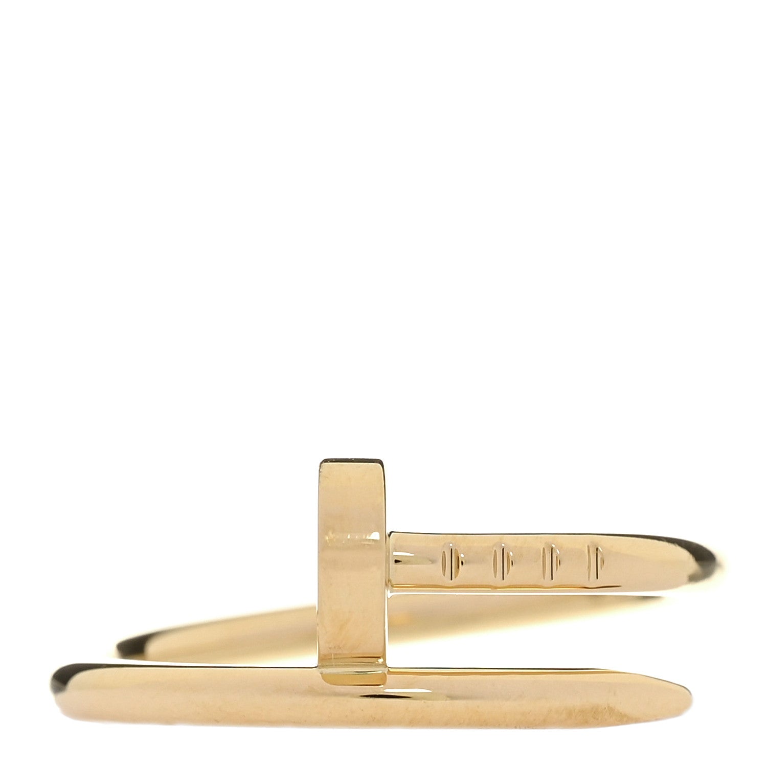 Cartier 18K Yellow Gold Small Juste Un Clou Ring 50 5.25 1 of 6
