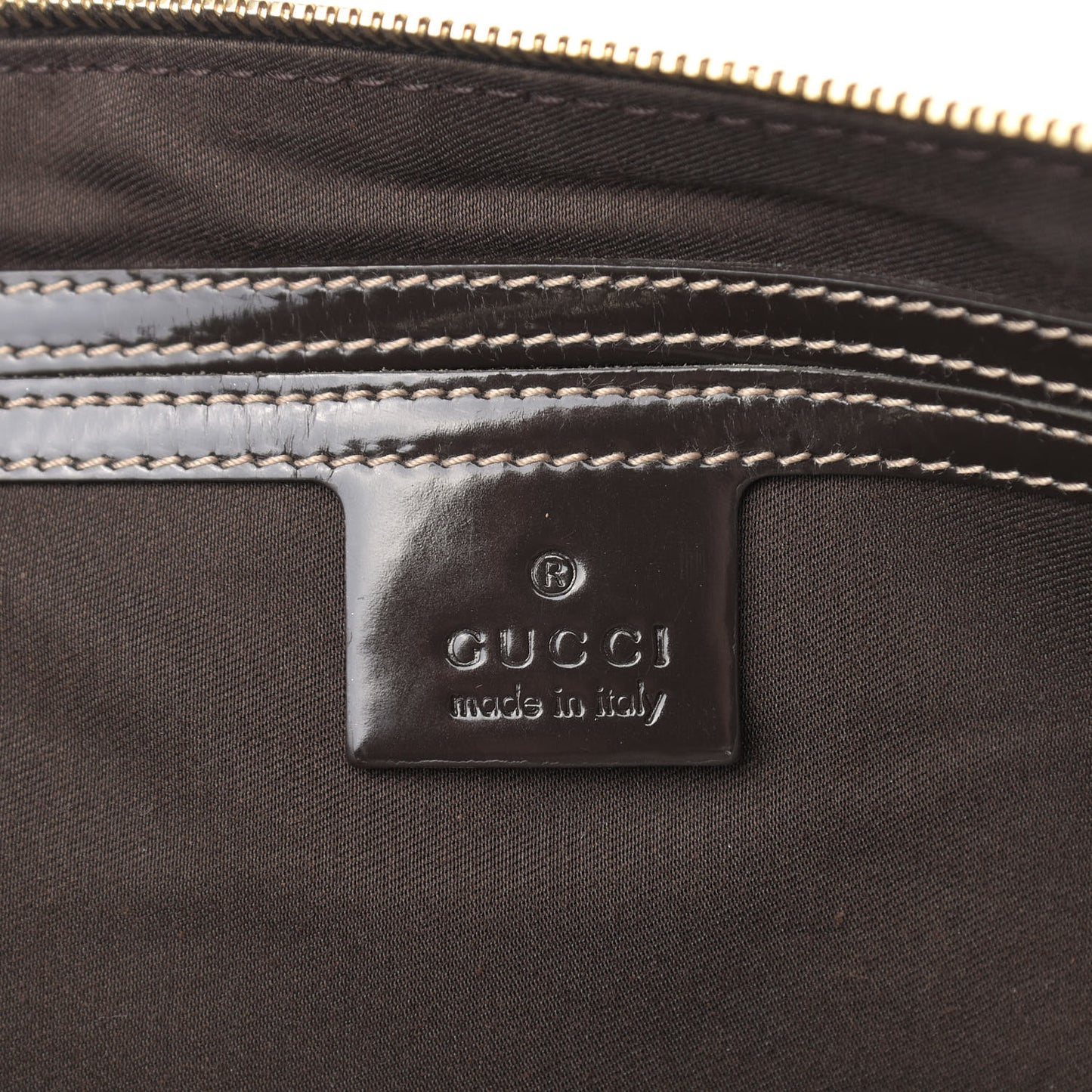 Monogram Guccissima Hearts Studded Medium Joy Boston Dark Brown