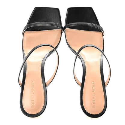 Bottega Veneta Lambskin Knot Mules Sandals 40 Black 2 of 8