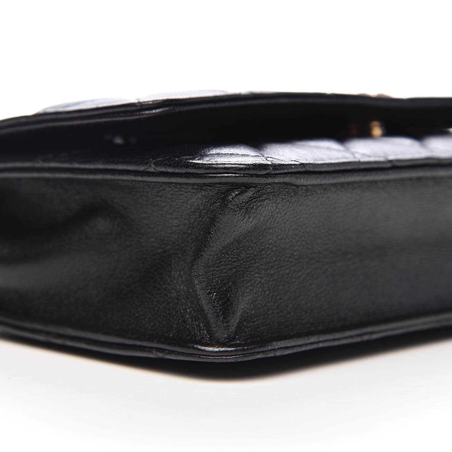 Chanel Lambskin Quilted Infinity Wallet On Chain WOC Black 10 of 12