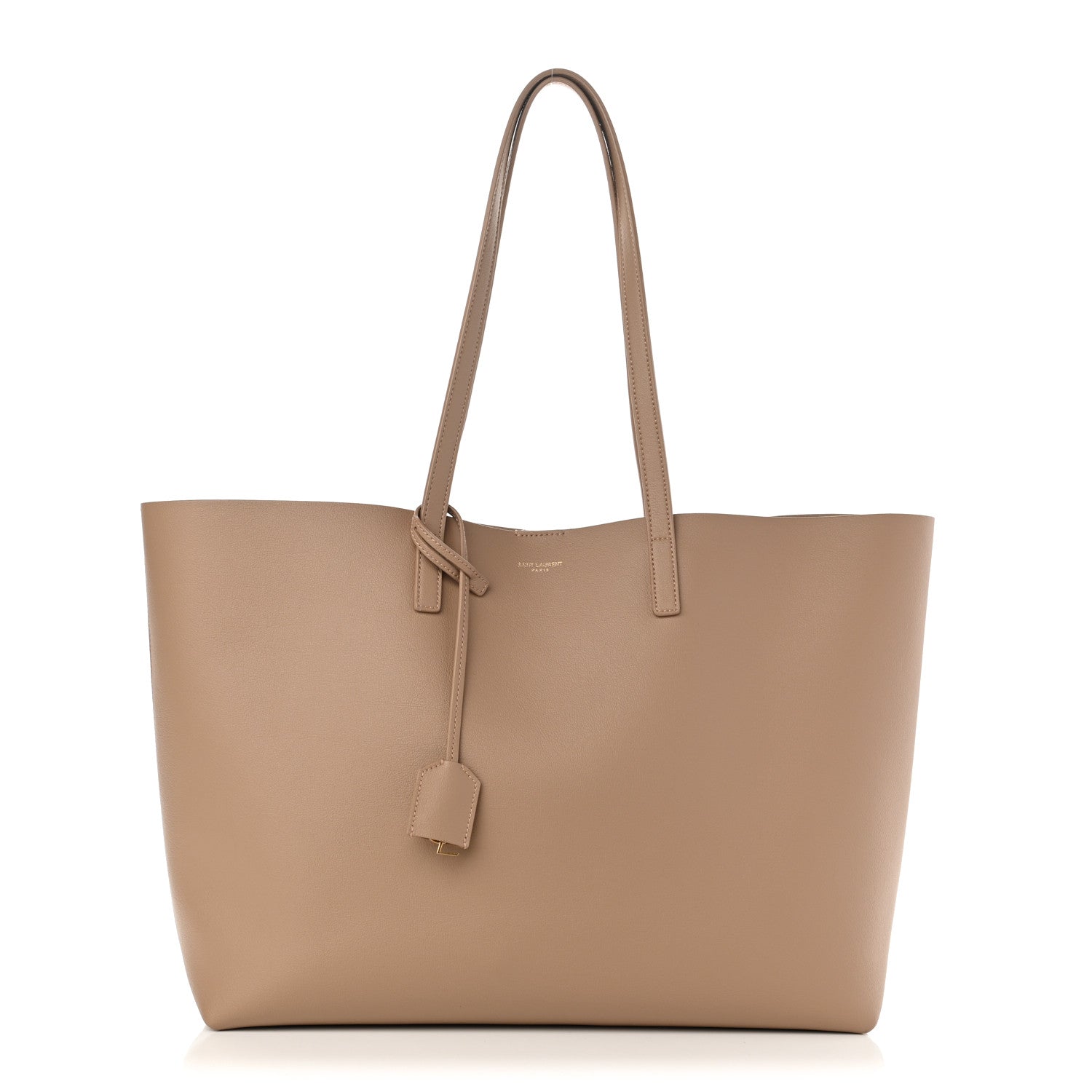 Saint Laurent Calfskin Large Shopping Tote Beige 3 of 11