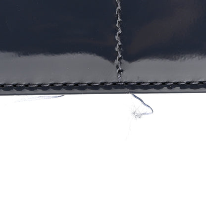 Christian Dior Patent Cannage Lady Dior Chain Wallet Denim 12 of 14