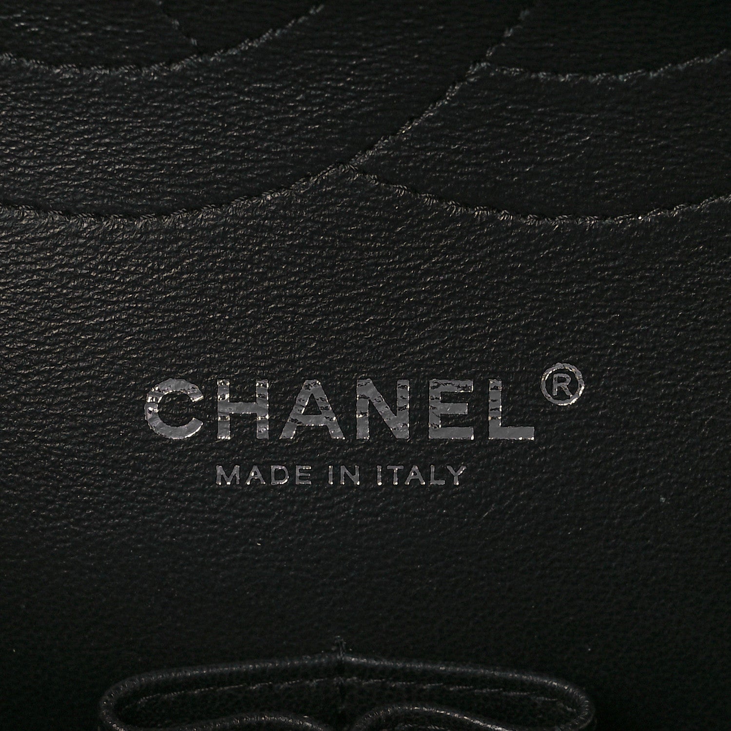 Chanel Crumpled Calfskin Quilted Jumbo Double Flap So Black 6 of 9