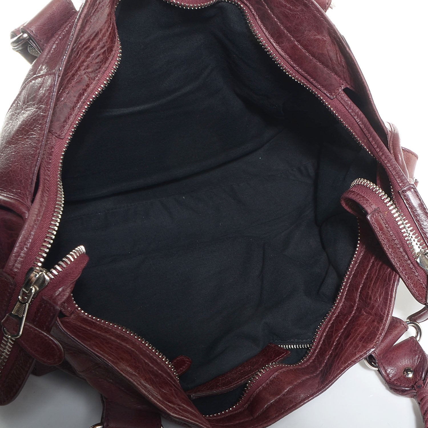 Balenciaga Agneau Giant 21 Silver Hardware Part Time Black Cherry 5 of 11