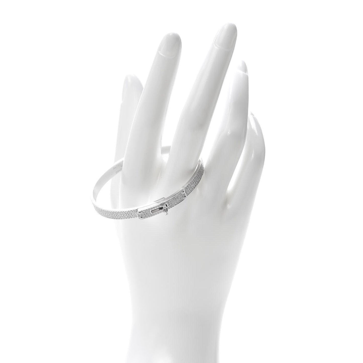18K White Gold Diamond Kelly Full Pave Bracelet SH