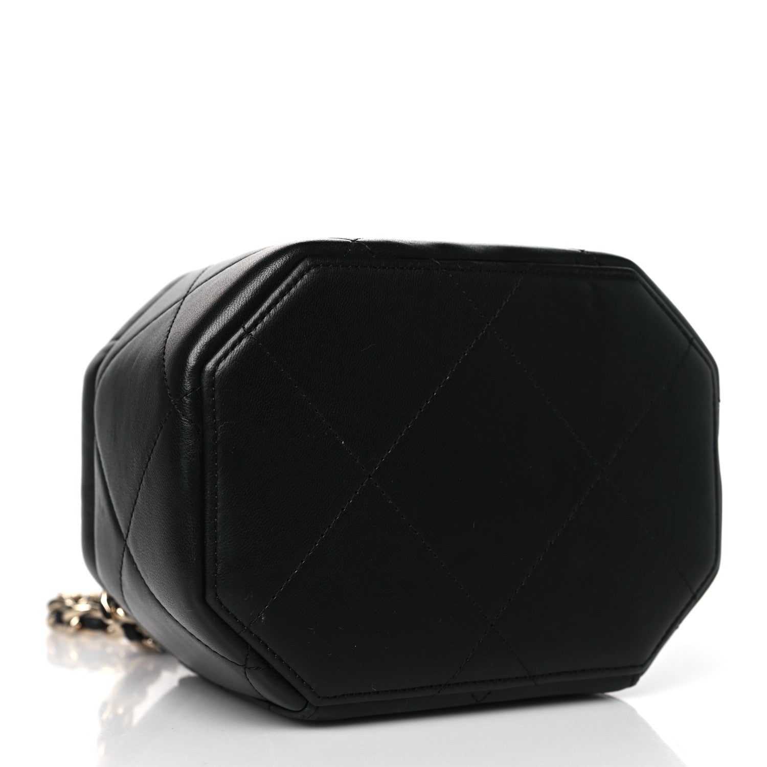 Chanel Lambskin Quilted Vendome Case Black 4 of 10
