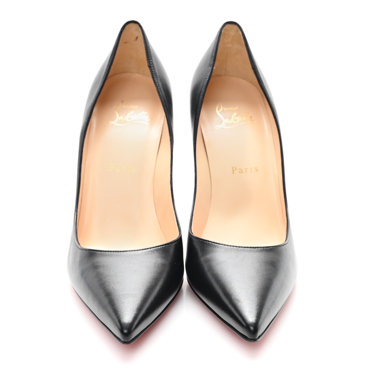 Christian Louboutin Nappa Apostrophy 100 Pumps 39 Black 3 of 9