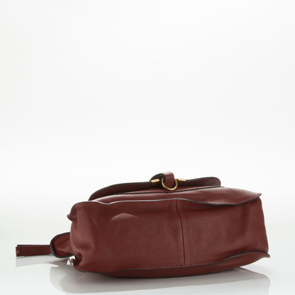 Chloe Calfskin Medium Marcie Satchel Garnet 4 of 7