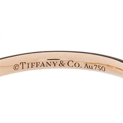 Tiffany 18K Rose Gold Diamond Small Knot Ring 52 6 4 of 5