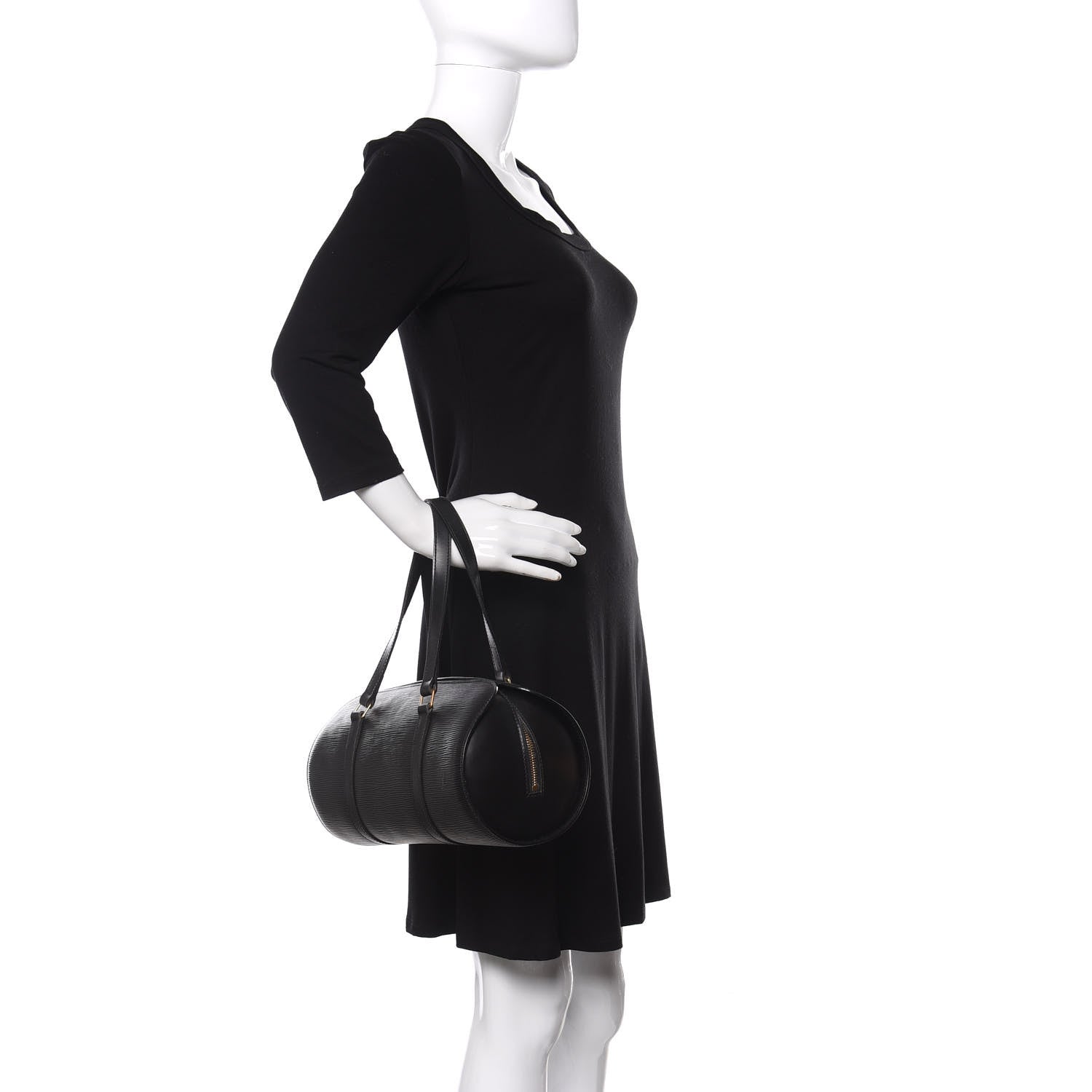 Louis Vuitton Epi Soufflot Black 2 of 10
