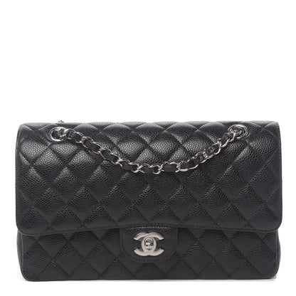 Chanel Caviar Quilted Medium Double Flap Black 1 of 10