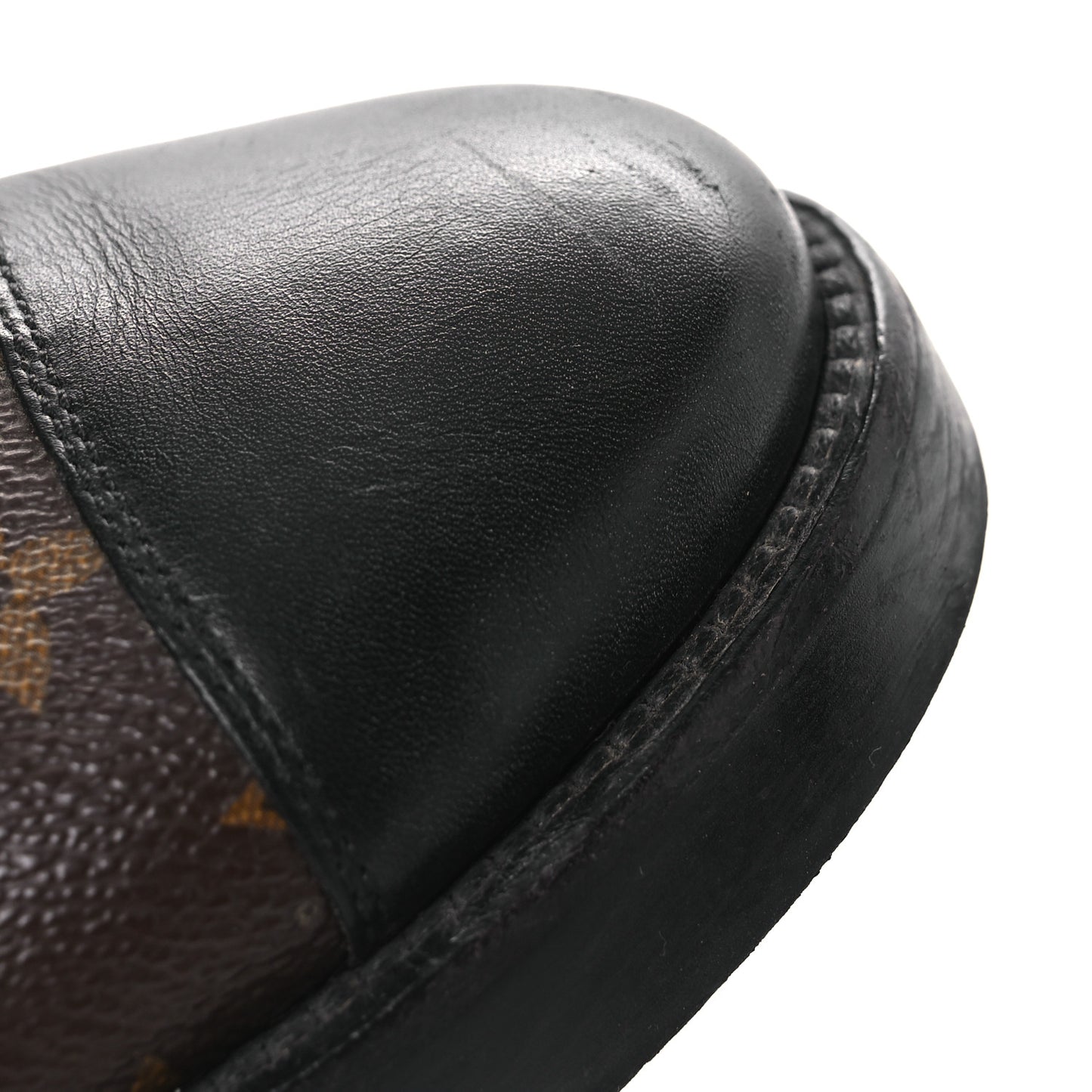 Calfskin Monogram Wonderland Flat Ranger Boots 36.5 Black