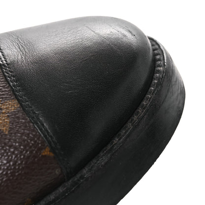 Louis Vuitton Calfskin Monogram Wonderland Flat Ranger Boots 36.5 Black 14 of 15