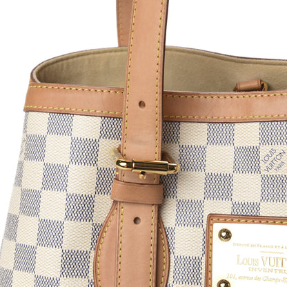 Louis Vuitton Damier Azur Hampstead MM 14 of 17