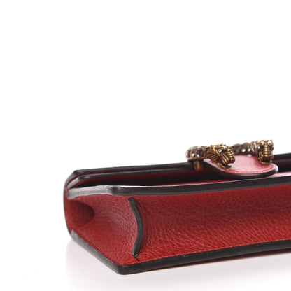 Gucci Calfskin Super Mini Dionysus Shoulder Bag Hibiscus Red 7 of 9