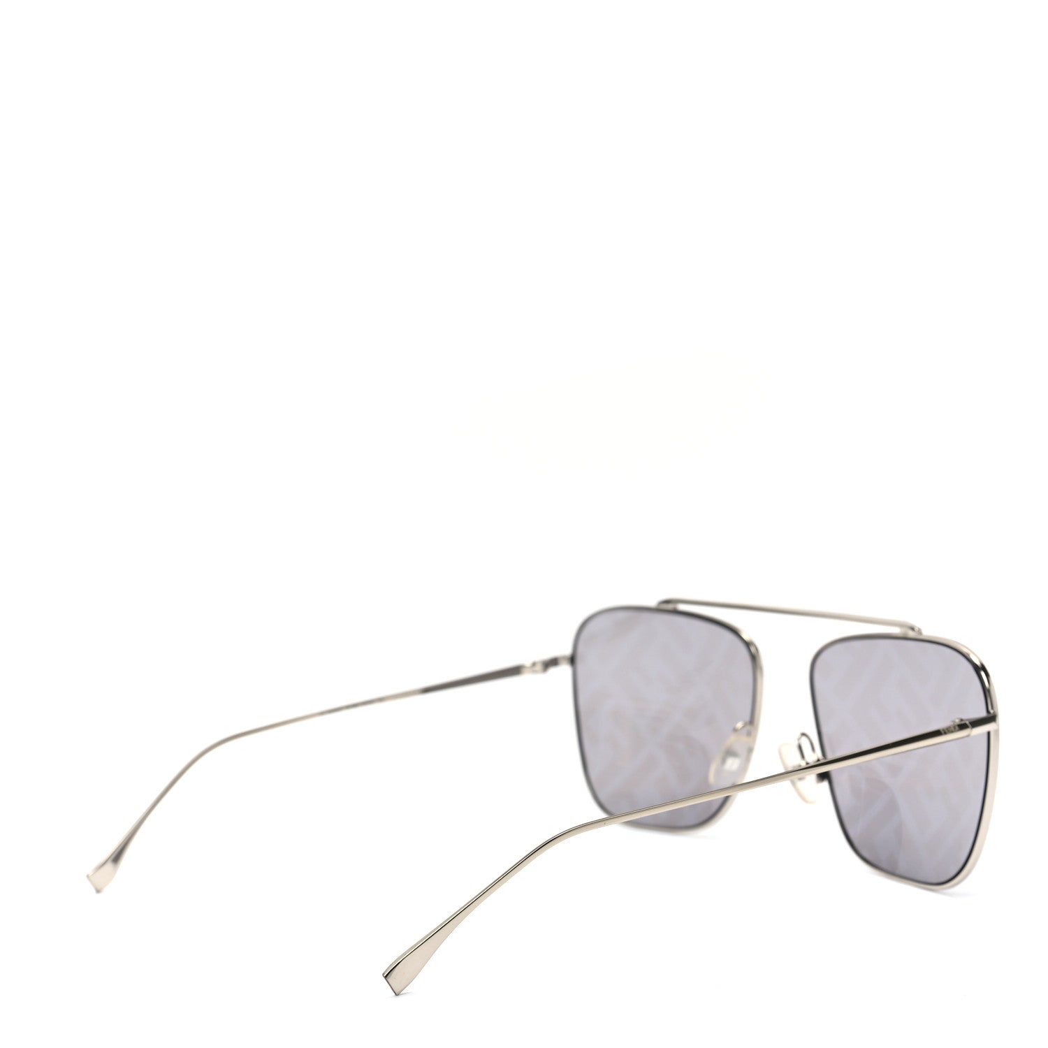 Fendi Metal Aviator Sunglasses FF0406/S Silver 4 of 6