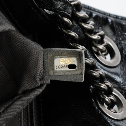 Chanel Glazed Calfskin Quilted Flap Black 7 of 7